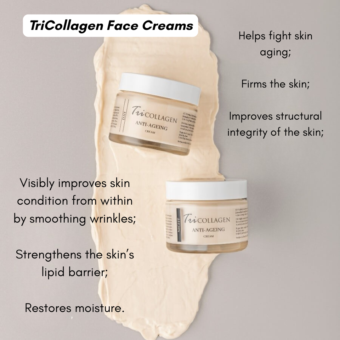 TriCollagen Anti-Ageing Face Creams (Day and Night)