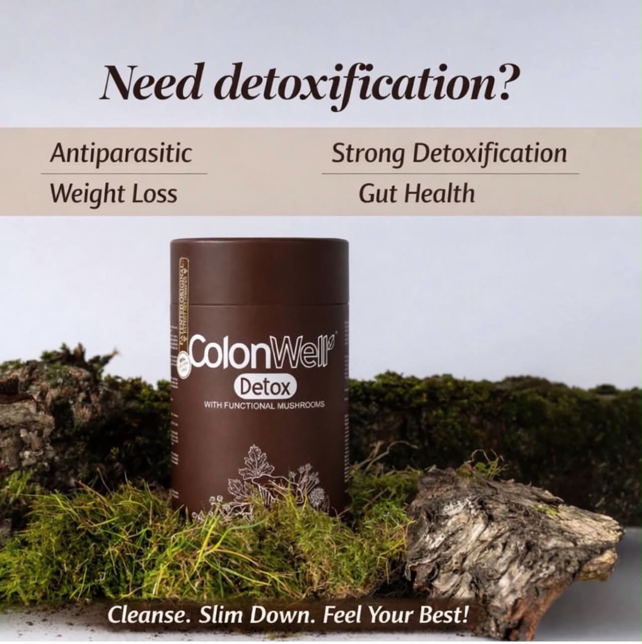 Colonwell Detox (для похудения и здоровья кишечника + антипаразитарный комплекс) 350г