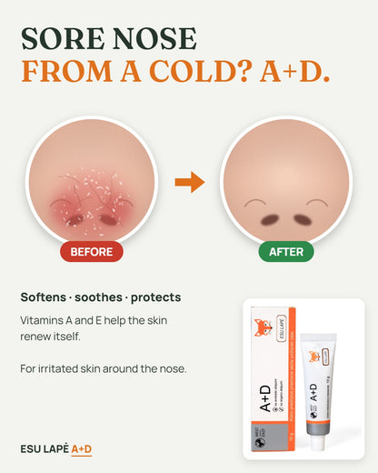 A+D cream before and after