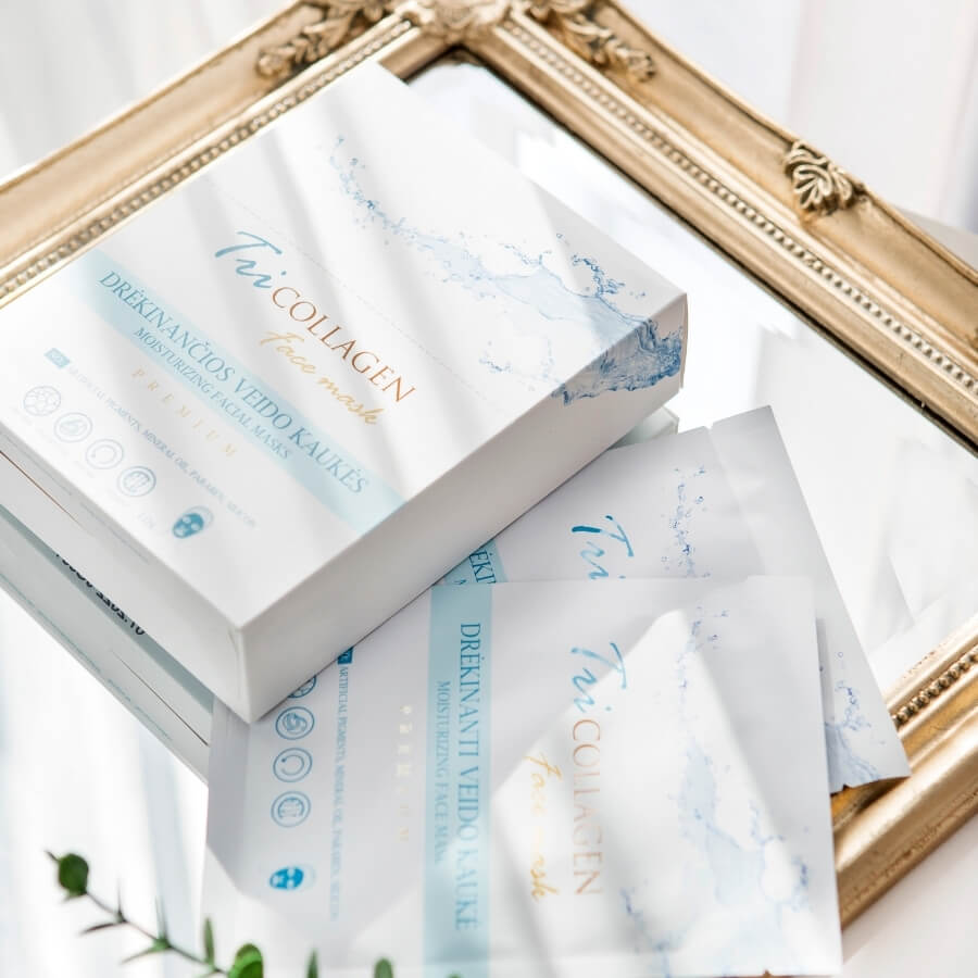 Tricollagen Facial Masks (for strong facial skin moisturizing)