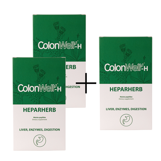 2 + 1 Colonwell-H Heparherb (for liver, digestive system)