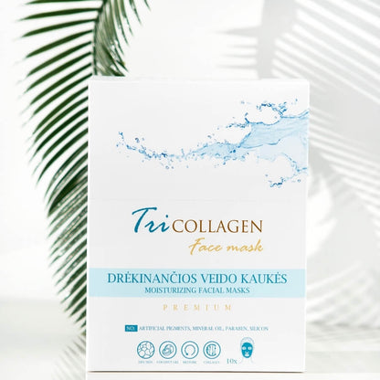 Tricollagen Facial Masks (for strong facial skin moisturizing)